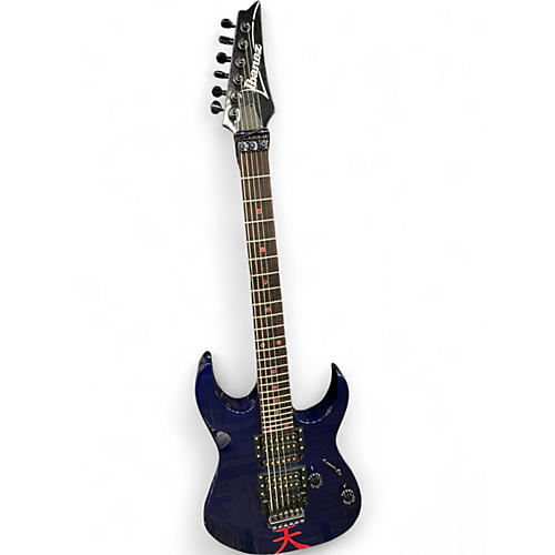 Used Ibanez MIJ RG570 Midnight Blue Solid Body Electric Guitar Midnight Blue