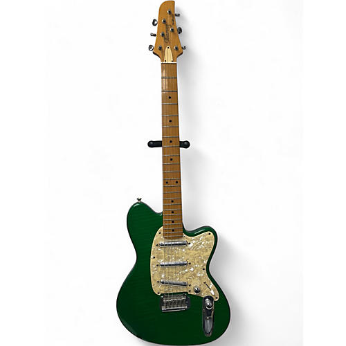 Used Ibanez MIJ TC830FM Transparent Green Solid Body Electric Guitar Transparent Green