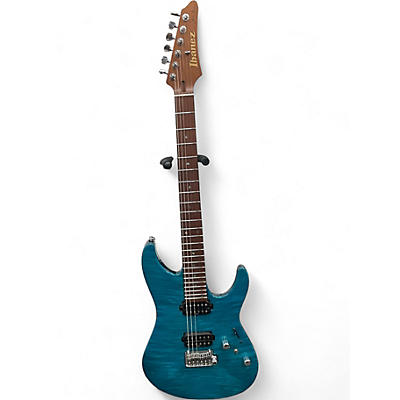 Used Ibanez MM1 Martin Miller Blue Solid Body Electric Guitar