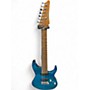 Used Ibanez MM7 Transparent Blue Burst Solid Body Electric Guitar Transparent Blue Burst