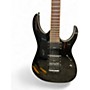 Used Ibanez MTM2 Black and White Solid Body Electric Guitar Black and White