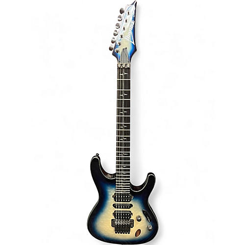 Used Ibanez NITA STRAUSS JIVAJR Blue Burst Solid Body Electric Guitar Blue Burst