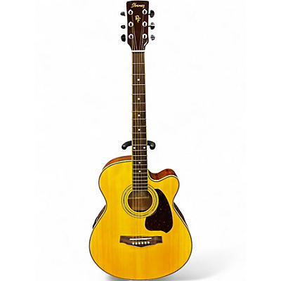 Used Ibanez PC25ECEWC Natural Acoustic Electric Guitar