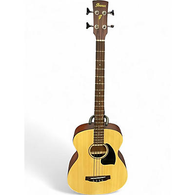 Used Ibanez PCBE12 Natural Acoustic Bass Guitar