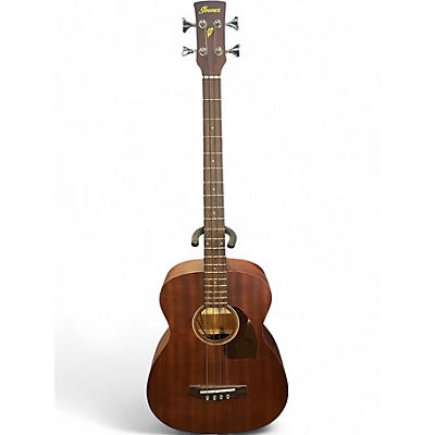 Used Ibanez PCBE12MH Mahogany Acoustic Bass Guitar