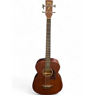 Used Ibanez PCBE12MH Natural Acoustic Bass Guitar