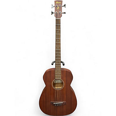 Used Ibanez PCBE12MH Natural Acoustic Bass Guitar