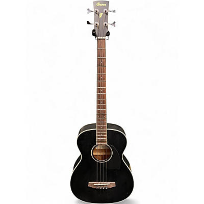 Used Ibanez PCBE14 Flat Black Acoustic Bass Guitar