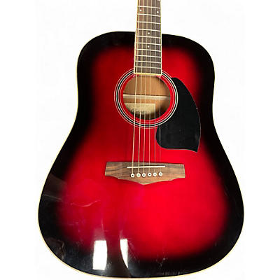Used Ibanez PF15 red Acoustic Guitar