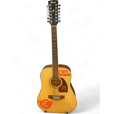 Used Ibanez PF1512 NATURAL 12 String Acoustic Guitar