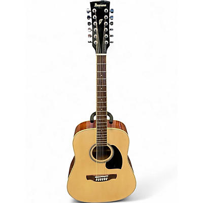 Used Ibanez PF1512 Natural 12 String Acoustic Guitar