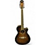 Used Ibanez PF1512ECE Brown Sunburst 12 String Acoustic Electric Guitar Brown Sunburst