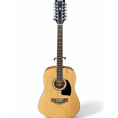 Used Ibanez PF1512NT Natural 12 String Acoustic Electric Guitar