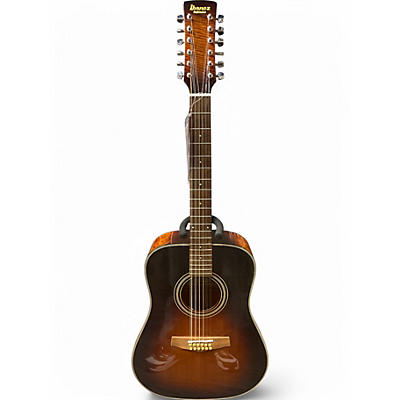 Used Ibanez PF20TV12 2 Color Sunburst 12 String Acoustic Electric Guitar