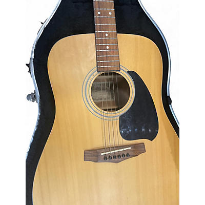 Used Ibanez PF30SECE Natural Acoustic Electric Guitar