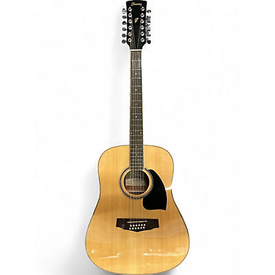 Ibanez Used Ibanez PF512 Natural 12 String Acoustic Guitar