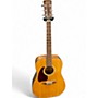Used Ibanez PF5ECE Left Handed Natural Acoustic Electric Guitar Natural