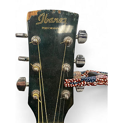 Used Ibanez PF5MS Blue Burst Acoustic Guitar