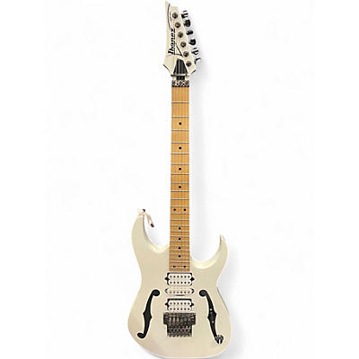 Used Ibanez PGM300RE WHITE Solid Body Electric Guitar