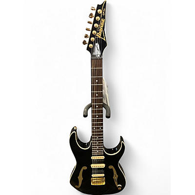 Used Ibanez PGM50 PAUL GILBERT Black and Gold Solid Body Electric Guitar