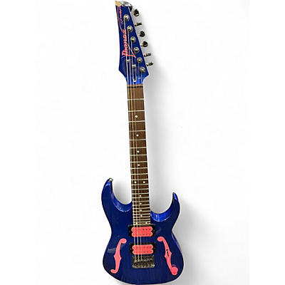 Used Ibanez PGMM11 Jewel Blue Solid Body Electric Guitar