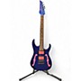 Used Ibanez PGMM11 MIKRO PINK AND BLUE Solid Body Electric Guitar PINK AND BLUE