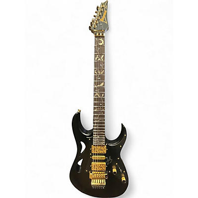 Used Ibanez PIA3761 Black Onyx Solid Body Electric Guitar