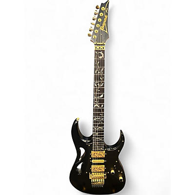 Used Ibanez PIA3761-XB Steve Vai Signature  Black Onyx Solid Body Electric Guitar