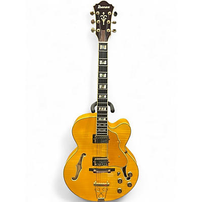 Used Ibanez PM2 PAT METHENY SIGNATURE Antique Amber Hollow Body Electric Guitar
