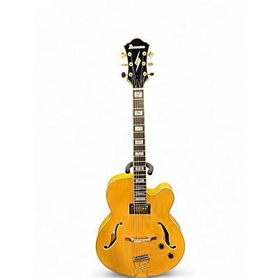 Used Ibanez PM20 Natural Hollow Body Electric Guitar