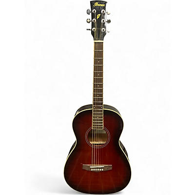 Used Ibanez PN12E VINTAGE MAHOGANY SUNBURST Acoustic Electric Guitar