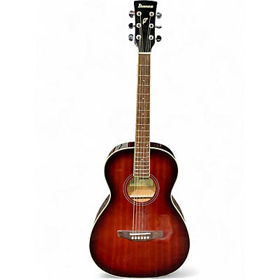 Used Ibanez PN12E Vintage Mahogany Sunburst Acoustic Electric Guitar