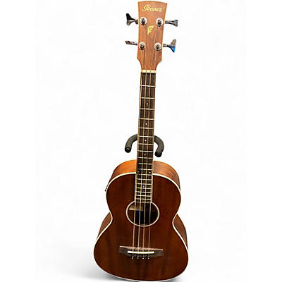 Used Ibanez PNB14E Natural Acoustic Bass Guitar