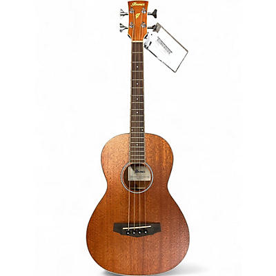 Used Ibanez PNB14E OPEN POUR NATURAL Acoustic Bass Guitar
