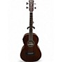 Used Ibanez PNB14E-OPN Left Handed Natural Acoustic Bass Guitar Natural