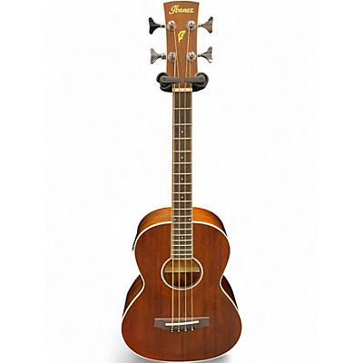 Used Ibanez PNB14E-OPN Natural Acoustic Bass Guitar