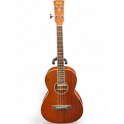 Used Ibanez PNB14E OPN Natural Acoustic Bass Guitar