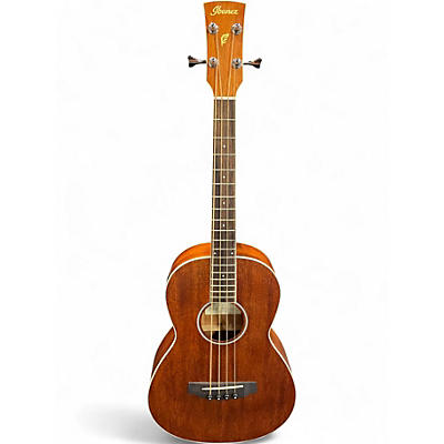Used Ibanez PNB14E-OPN Walnut Acoustic Bass Guitar