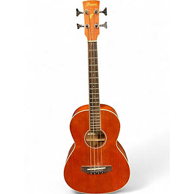 Used Ibanez PNB14E Parlor Natural Acoustic Bass Guitar