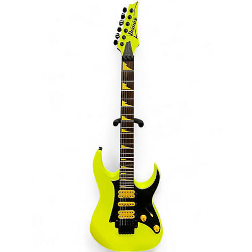 Used Ibanez PREMIUM 25TH ANNIVERSARY RG XXV NEON YELLOW Solid Body Electric Guitar NEON YELLOW