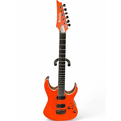 Used Ibanez PRESTIGE RGR5221 Orange Solid Body Electric Guitar