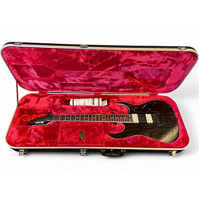 Used Ibanez PRESTIGE RGR652AHBF-WK WEATHERED BLACK Solid Body Electric Guitar