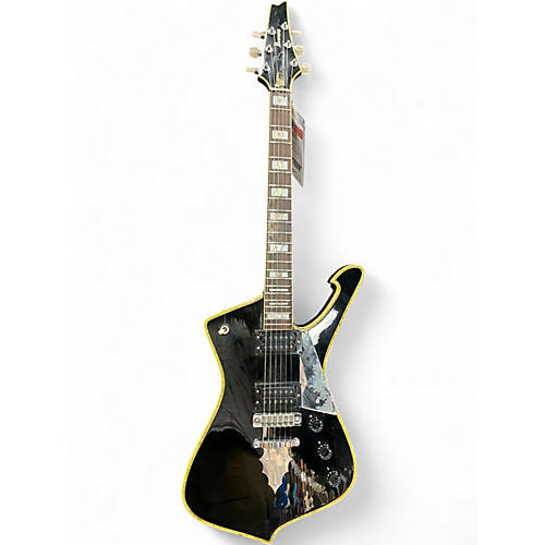 Used Ibanez PS-10 Iceman Black Solid Body Electric Guitar Black