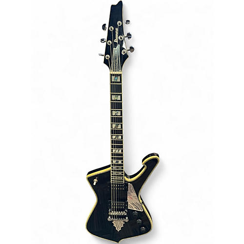 Used Ibanez PS-120 PAUL STANLEY ICEMAN BLACK Solid Body Electric Guitar BLACK