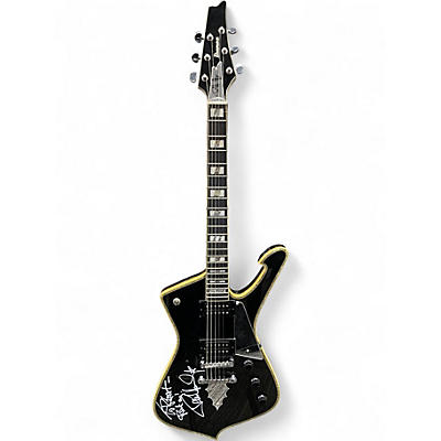 Used Ibanez PS120 Gloss Black Solid Body Electric Guitar