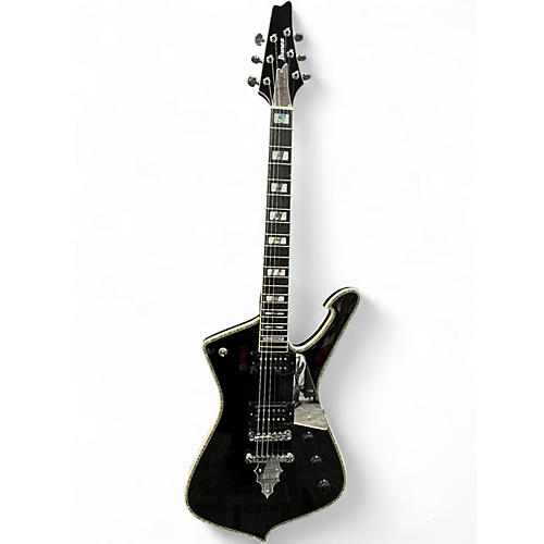 Used Ibanez  PS120 Paul Stanley Signature Iceman Black Solid Body Electric Guitar Black