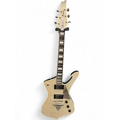Used Ibanez PS60 Silver Sparkle Solid Body Electric Guitar