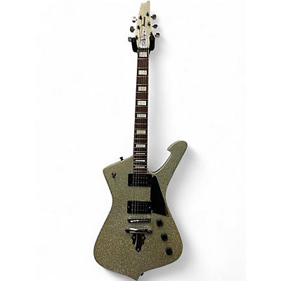 Used Ibanez Paul Stanley Signature Iceman PS60 Silver Sparkle Solid Body Electric Guitar