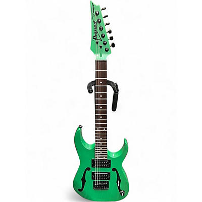 Used Ibanez Pgm mikro Green Solid Body Electric Guitar