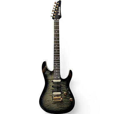 Used Ibanez Premium AZ47P1QM Black Ice Burst Solid Body Electric Guitar